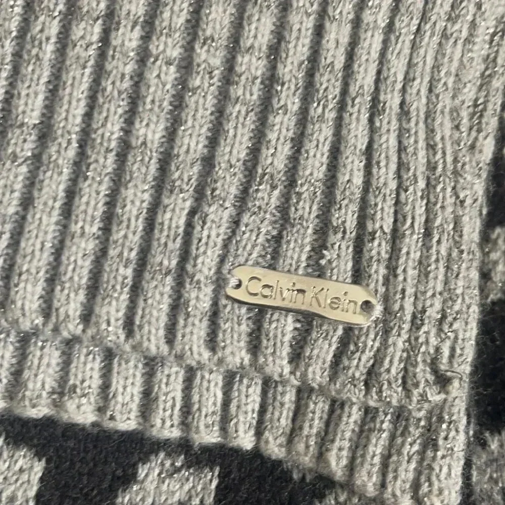 Calvin Klein reversible scarf